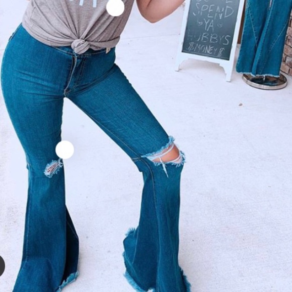 Bell bottom jeans